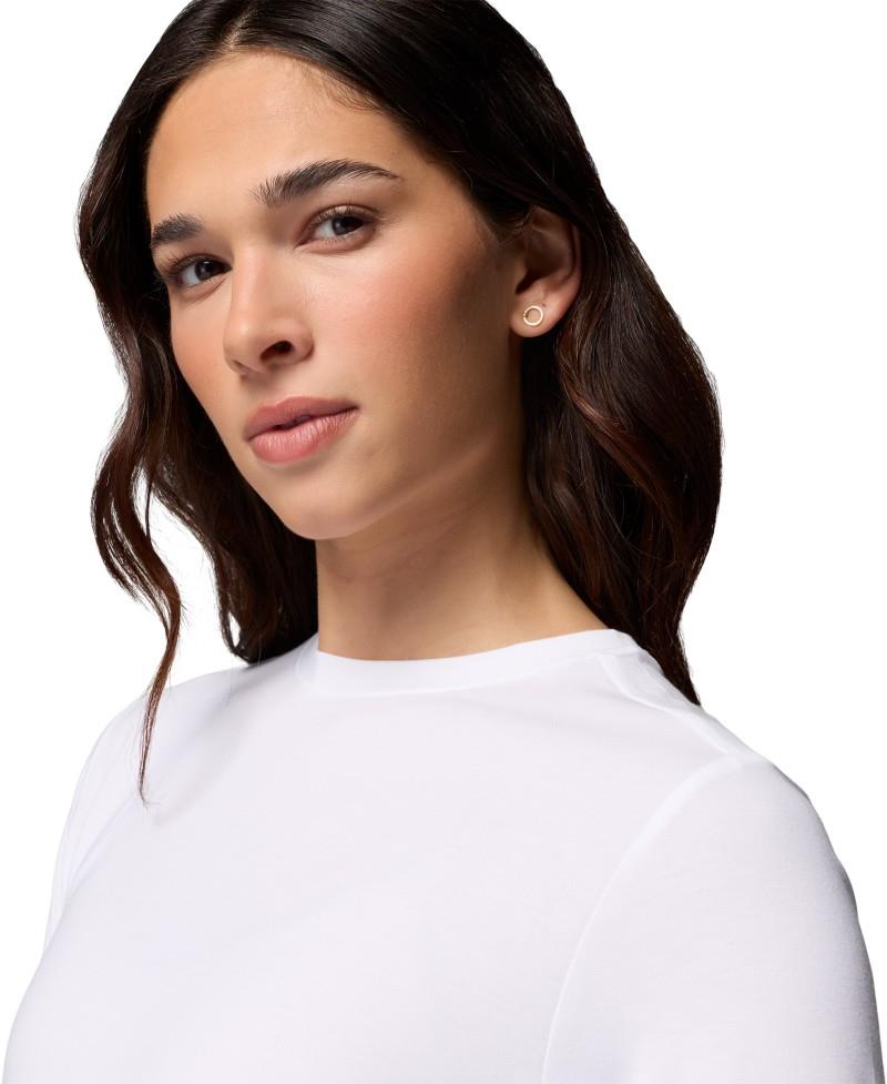 CSC Soft Stretch LS Tee - Womens - white 1