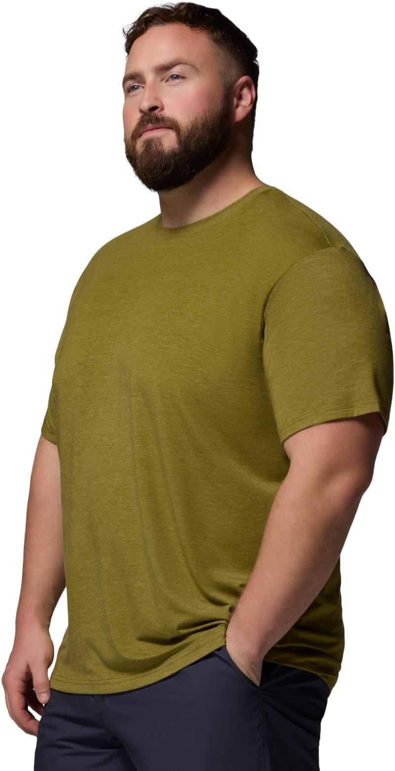 CSC Soft Stretch SS Tee, Extended - Mens - mossy green heather 1