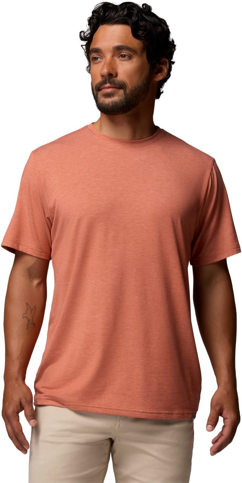 CSC Soft Stretch SS Tee, Extended - Mens - teak brown heather 1
