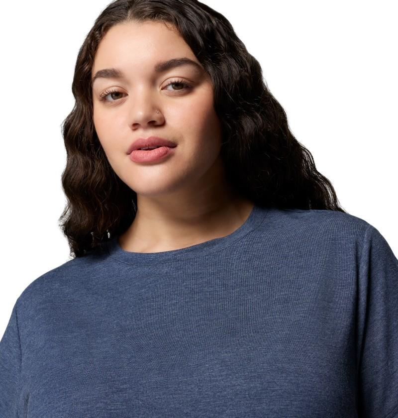 CSC Soft Stretch SS Tee, Extended - Womens - collegiate navy heather 1