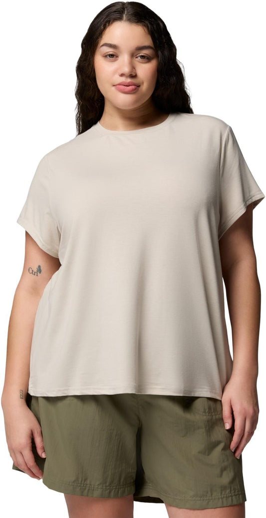 CSC Soft Stretch SS Tee, Extended - Womens - dark stone heather 1