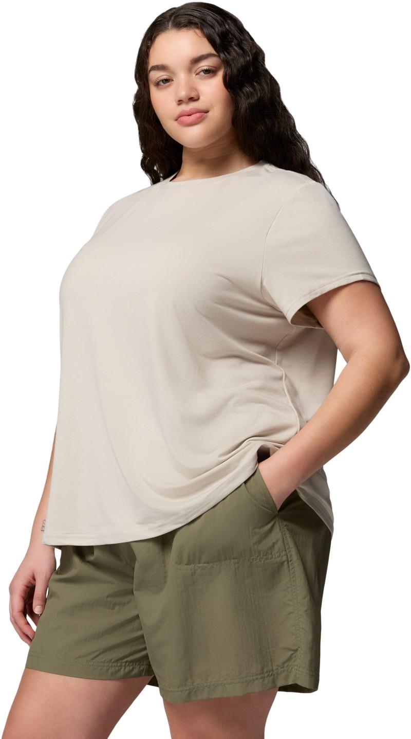 CSC Soft Stretch SS Tee, Extended - Womens - dark stone heather 1