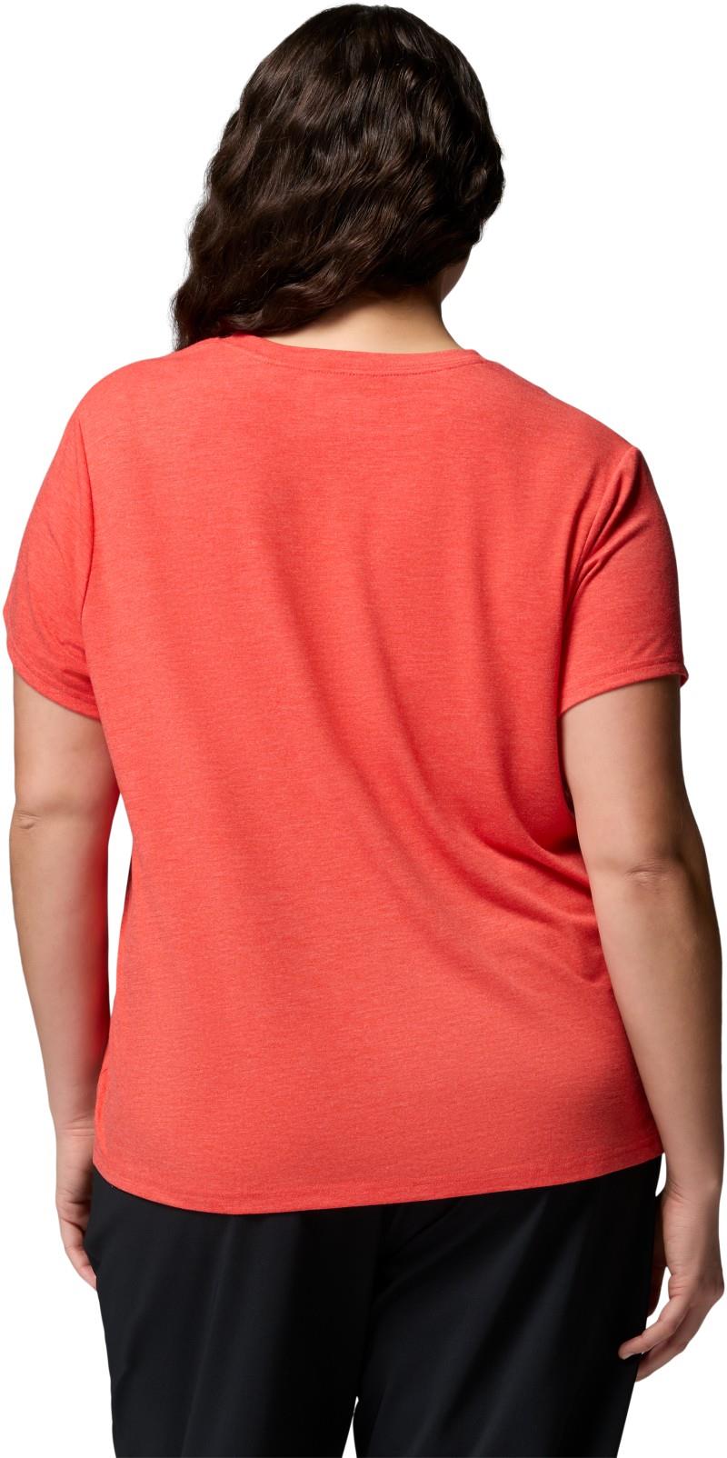 CSC Soft Stretch SS Tee, Extended - Womens - poppy red heather 1