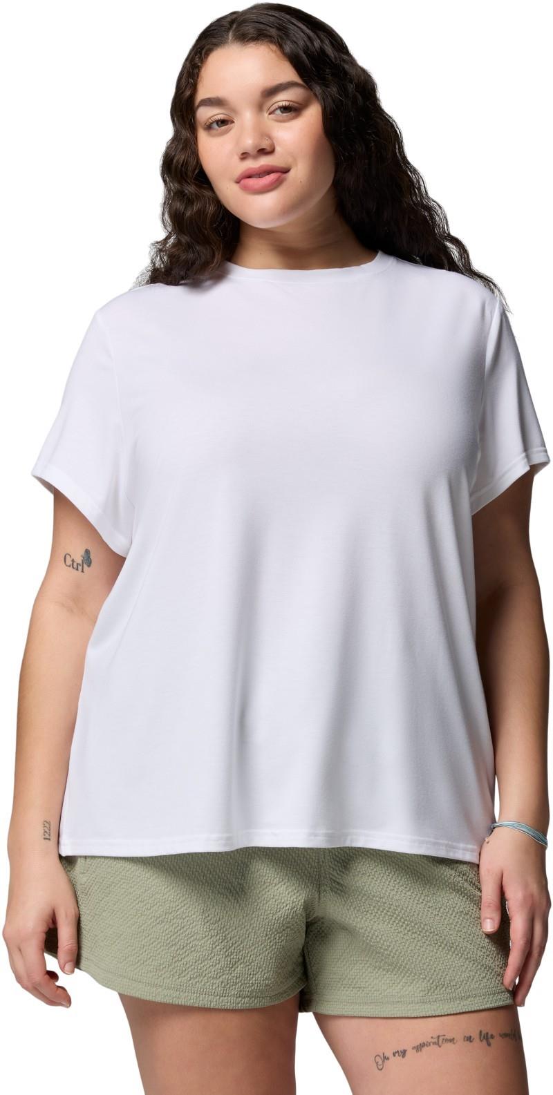 CSC Soft Stretch SS Tee, Extended - Womens - white 1