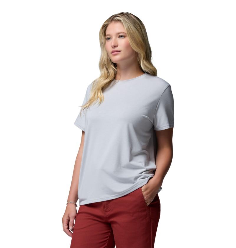 CSC Soft Stretch SS Tee - Womens - smokey haze heather 1