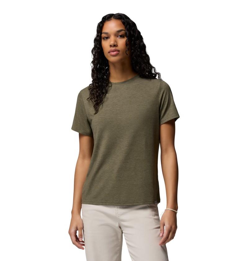 CSC Soft Stretch SS Tee - Womens - stone green heather 1