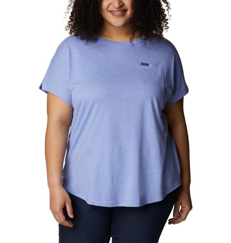 Cades Cape Tee - Plus - Womens - serenity 1
