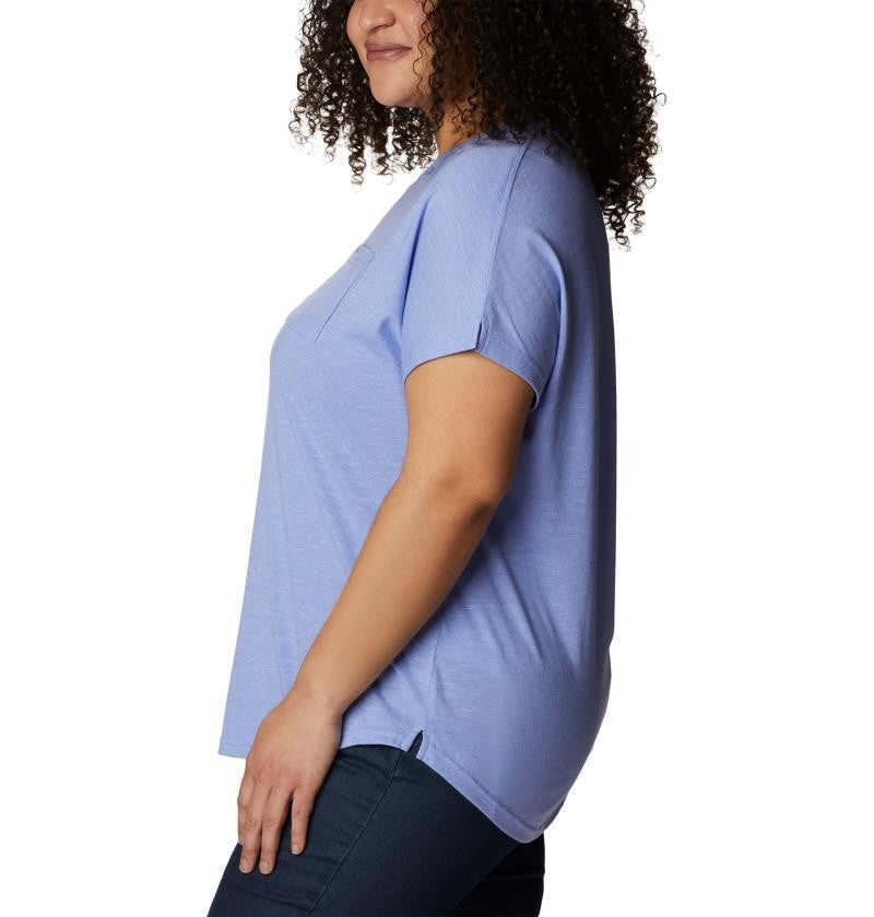 Cades Cape Tee - Plus - Womens - serenity 1
