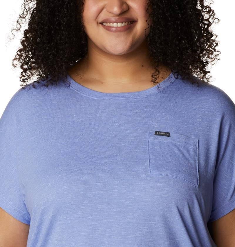 Cades Cape Tee - Plus - Womens - serenity 1