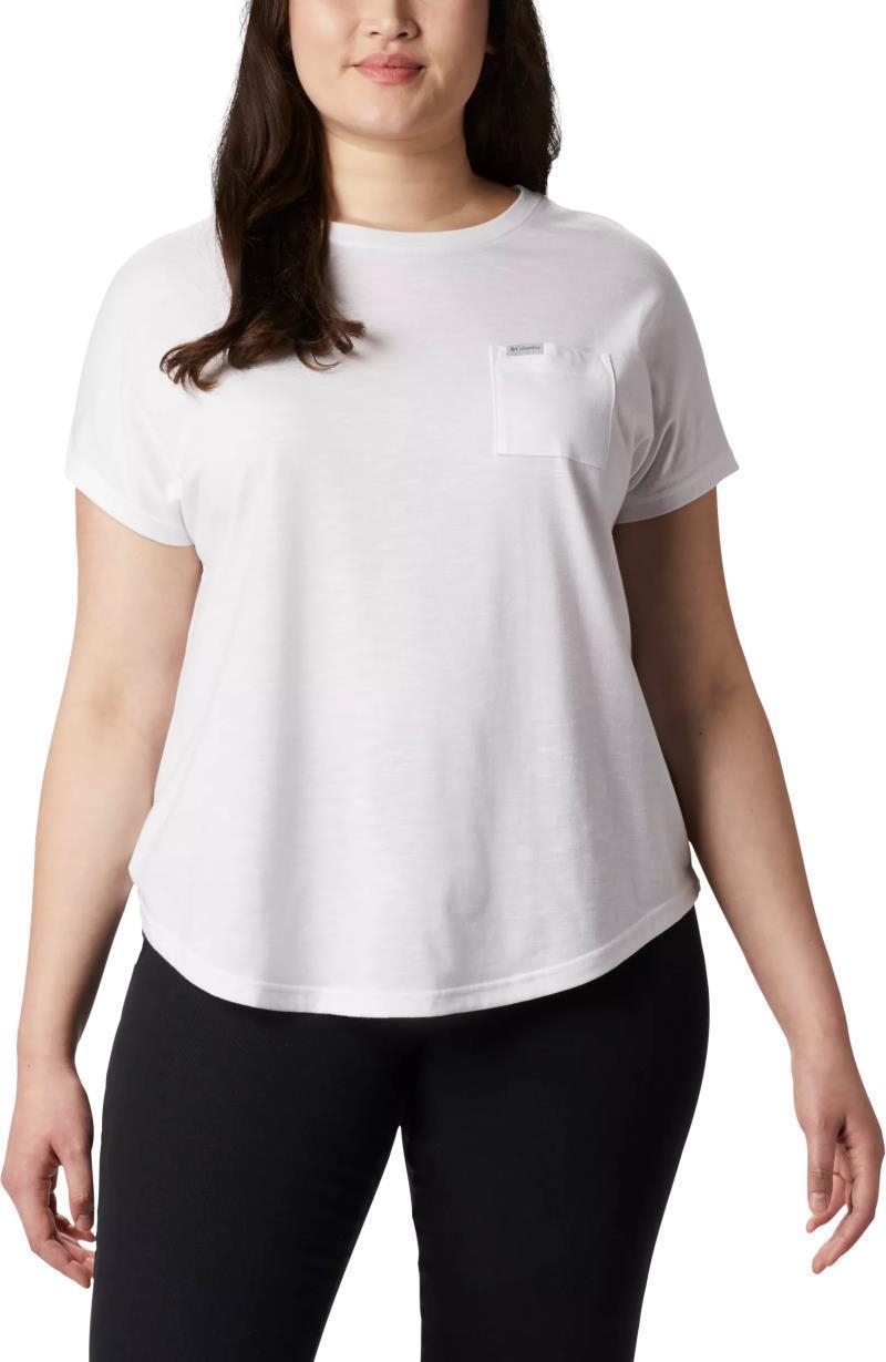 Cades Cape Tee - Plus - Womens - white 1