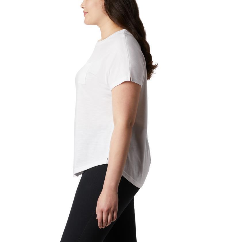 Cades Cape Tee - Plus - Womens - white 1