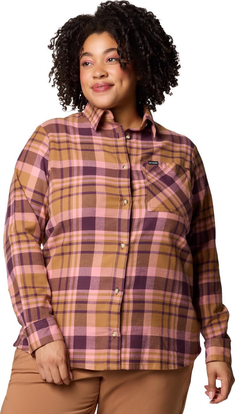 Calico Basin Flannel LS Shirt, Extended - Womens - Moonvista Multi Plaid 1
