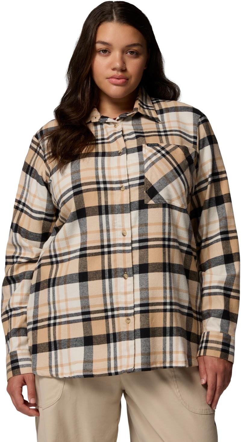 Calico Basin Flannel LS Shirt, Extended - Womens - canoe multi plaid 1