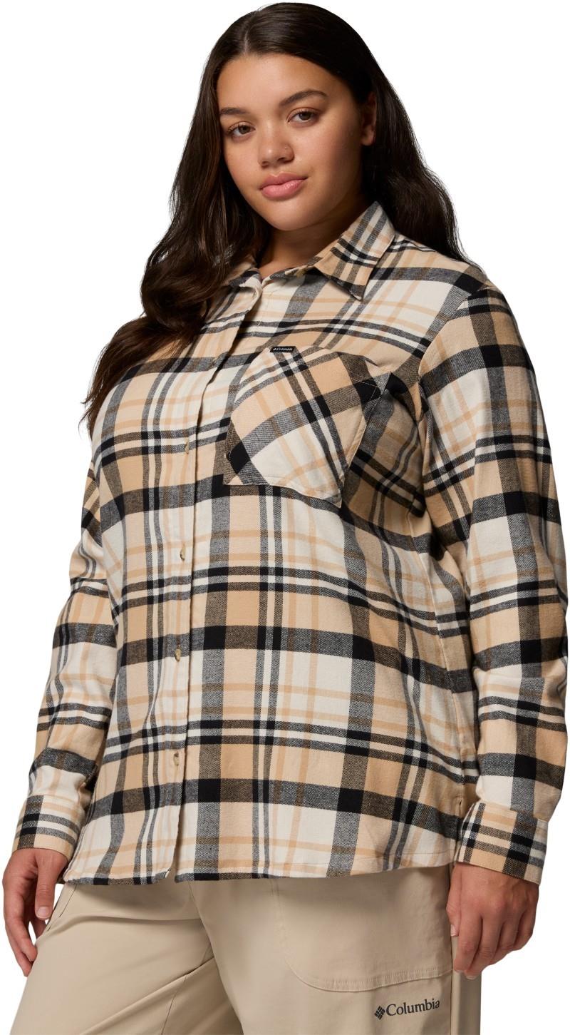 Calico Basin Flannel LS Shirt, Extended - Womens - canoe multi plaid 1