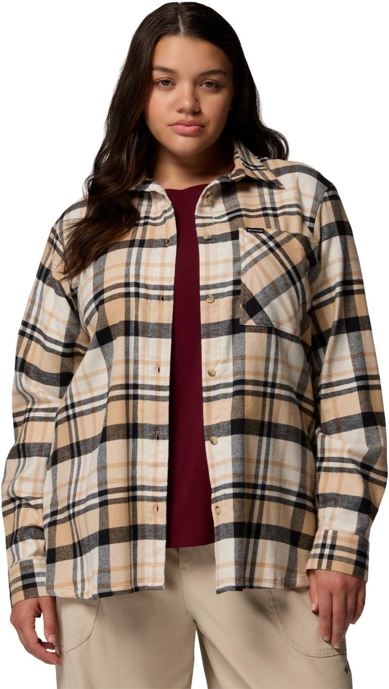 Calico Basin Flannel LS Shirt, Extended - Womens - canoe multi plaid 1