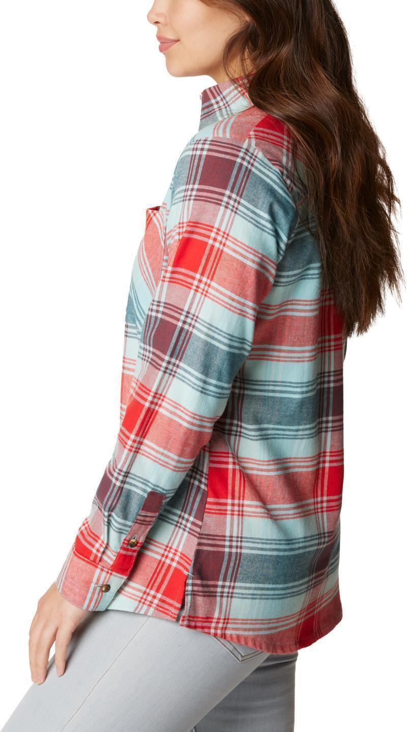 Calico Basin Flannel LS Shirt - Womens - Red Lily Dimensional Buffalo 4