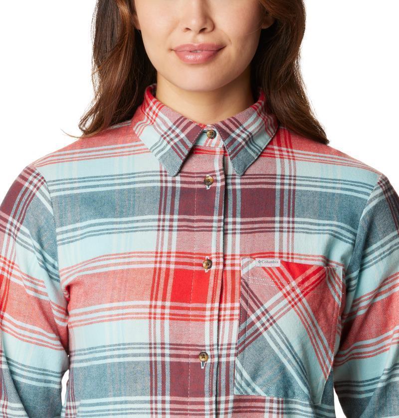 Calico Basin Flannel LS Shirt - Womens - Red Lily Dimensional Buffalo 5