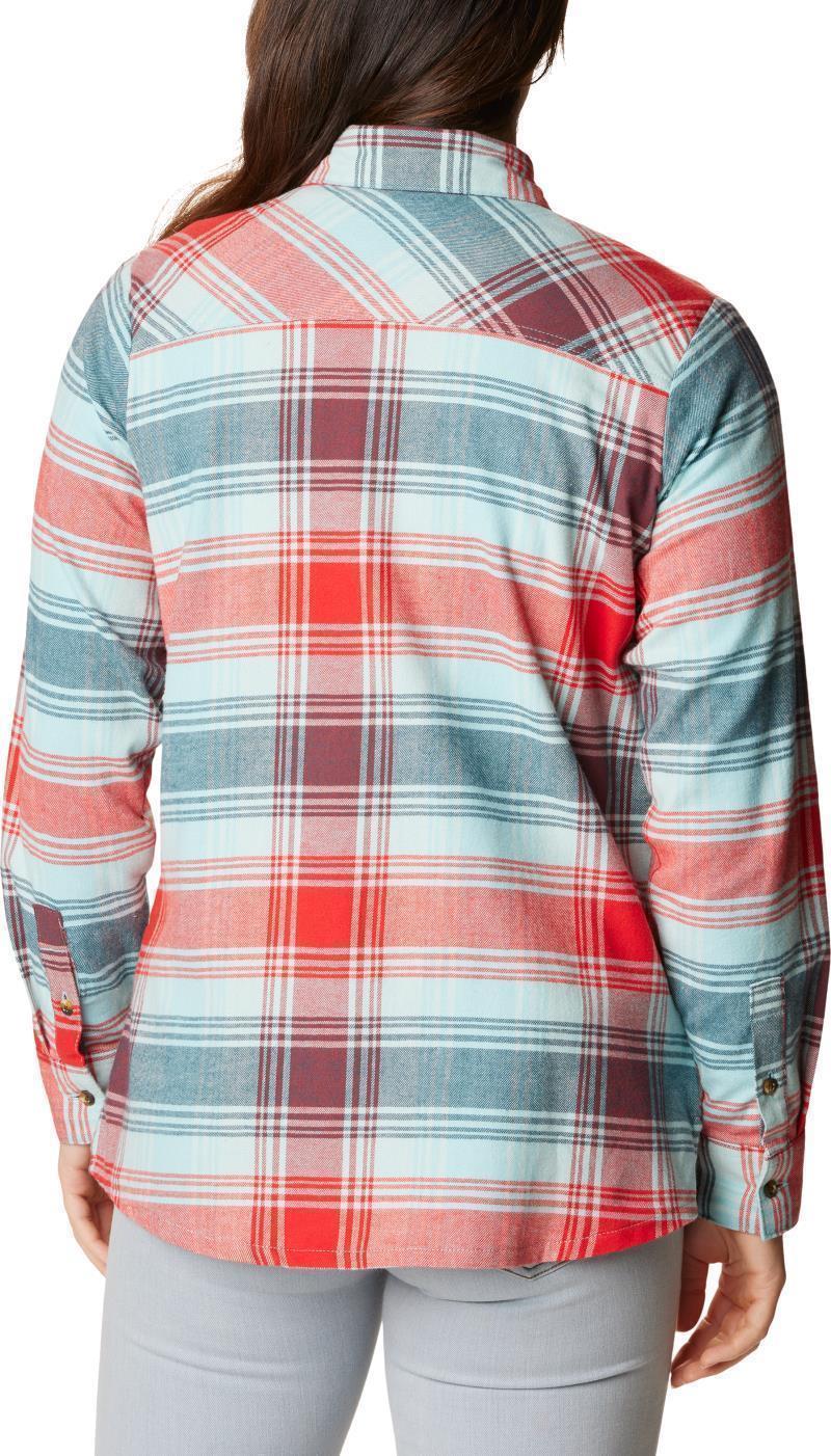 Calico Basin Flannel LS Shirt - Womens - Red Lily Dimensional Buffalo 2