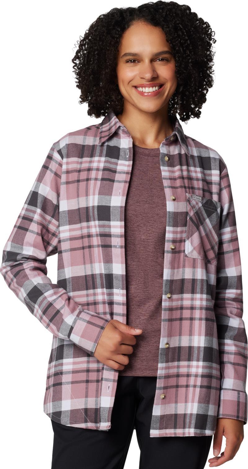 Calico Basin Flannel LS Shirt - Womens - Snowdrift Multi Plaid 2