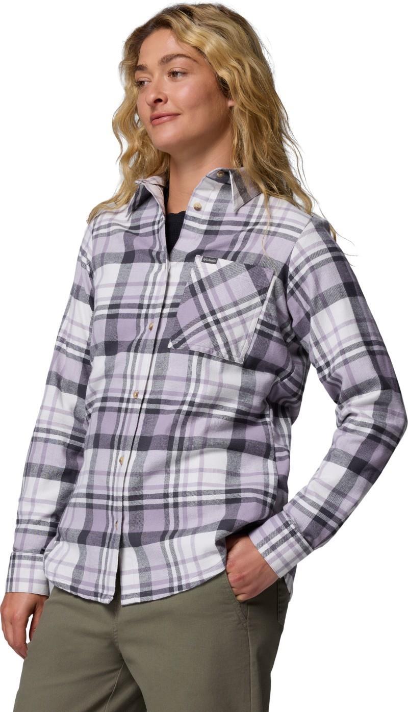 Calico Basin Flannel LS Shirt - Womens - shark multi plaid 1