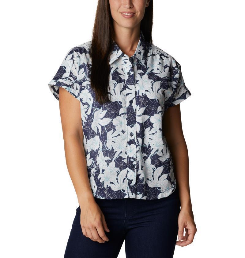 Camp Henry IV SS Shirt - Womens - Coral Reef Lakeshore Floral 1