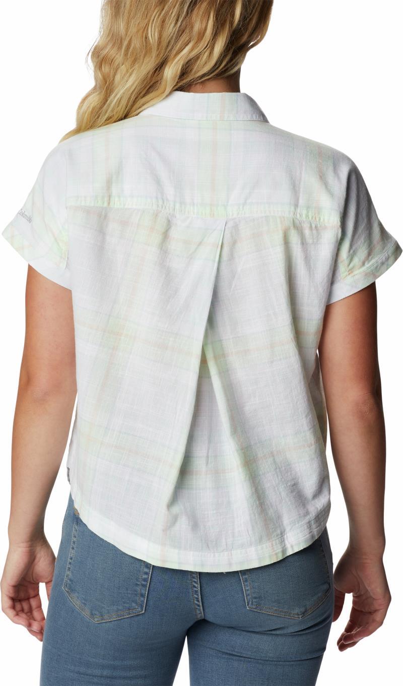 Camp Henry IV SS Shirt - Womens - White / Multi Plaid 2