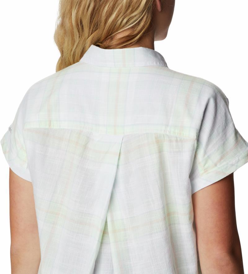 Camp Henry IV SS Shirt - Womens - White / Multi Plaid 4