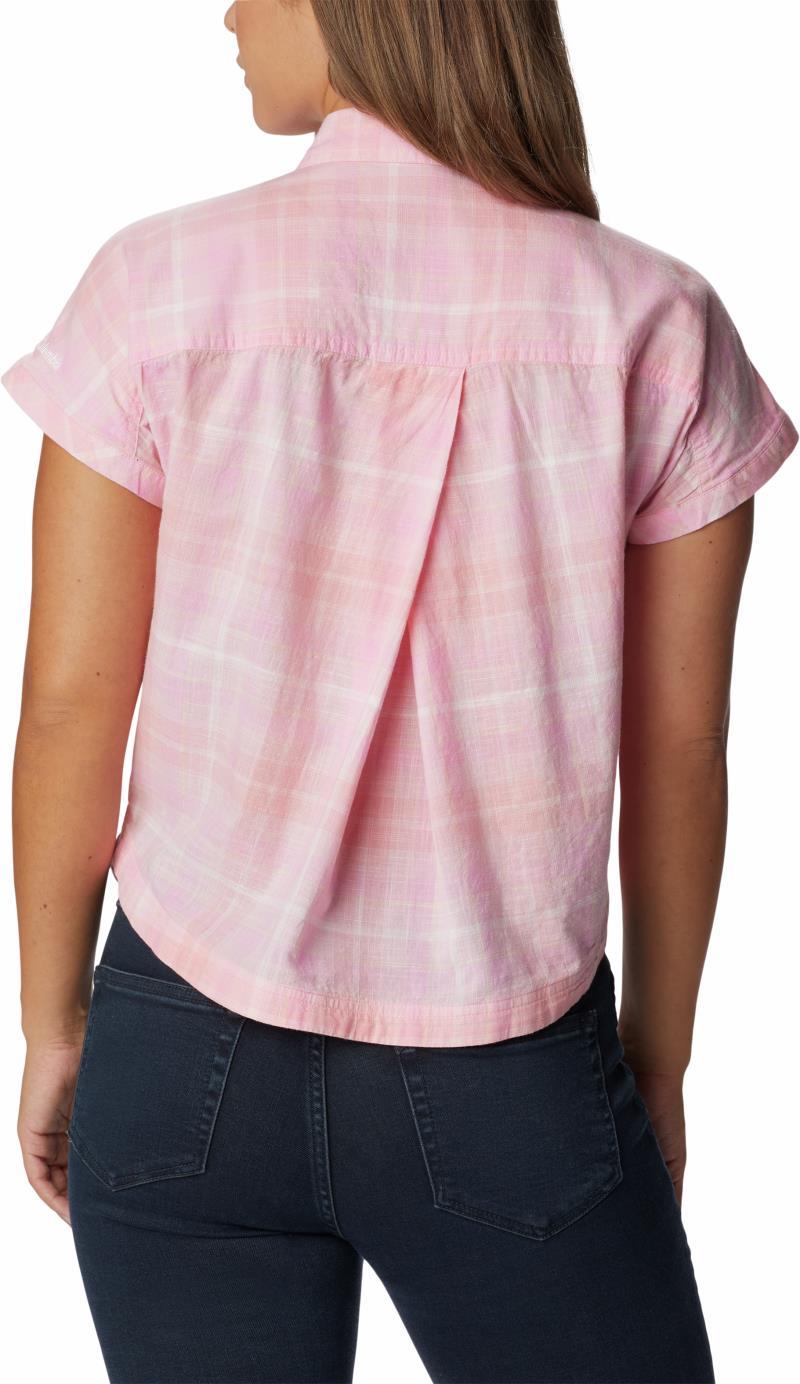 Camp Henry IV SS Shirt - Womens - Wild Rose / Multi Plaid 2