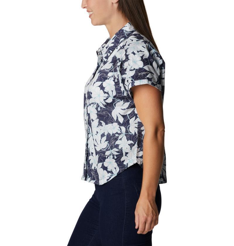 Camp Henry IV SS Shirt - Womens - nocturnal lakeshore floral 1