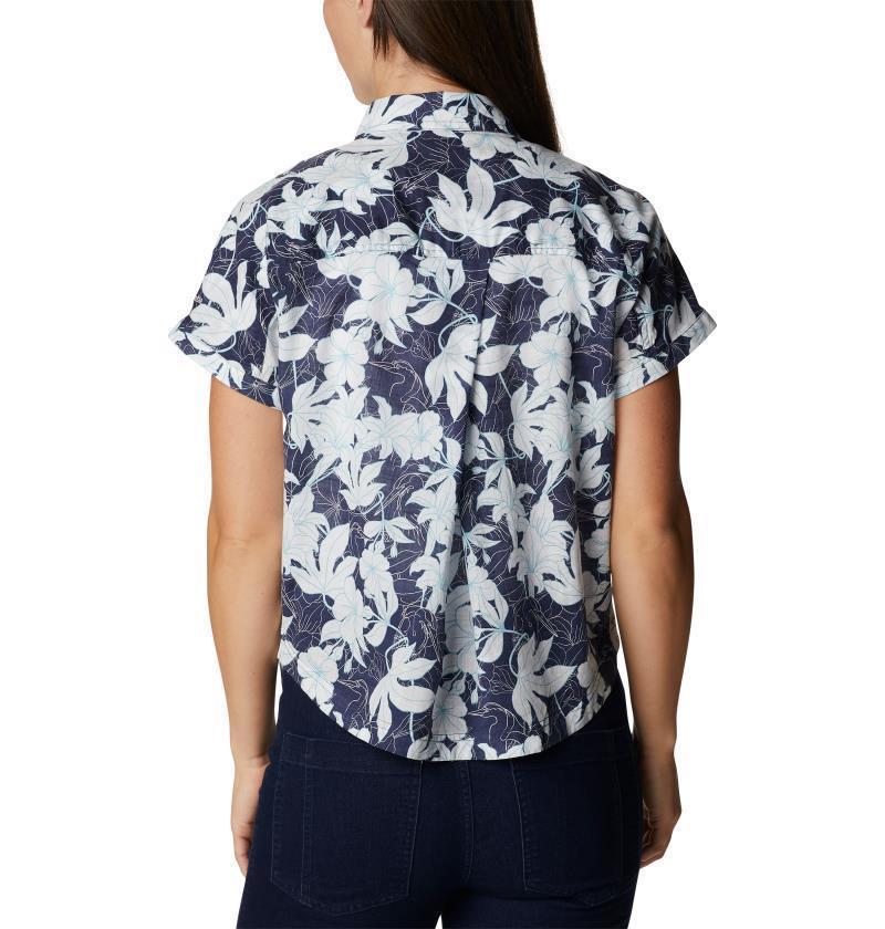 Camp Henry IV SS Shirt - Womens - nocturnal lakeshore floral 1