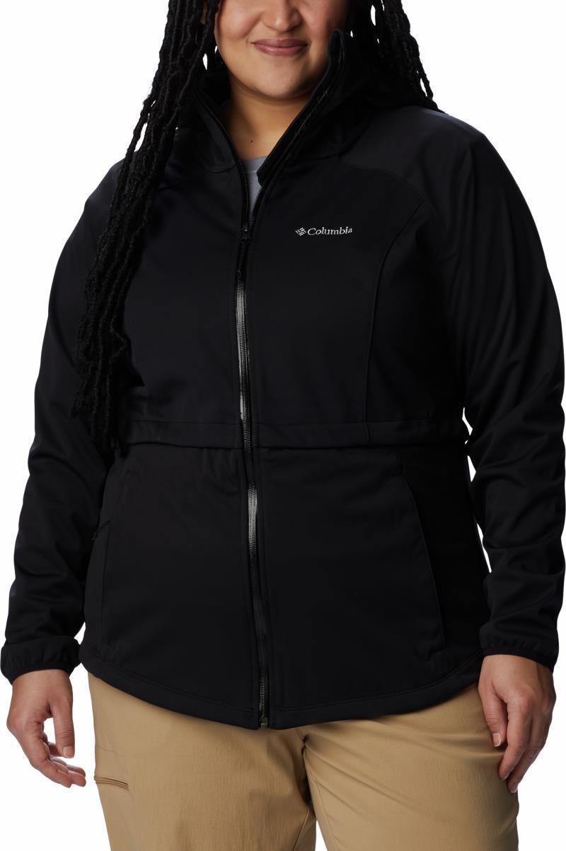 Canyon Meadows Softshell Jacket - Plus - Womens - Black 1