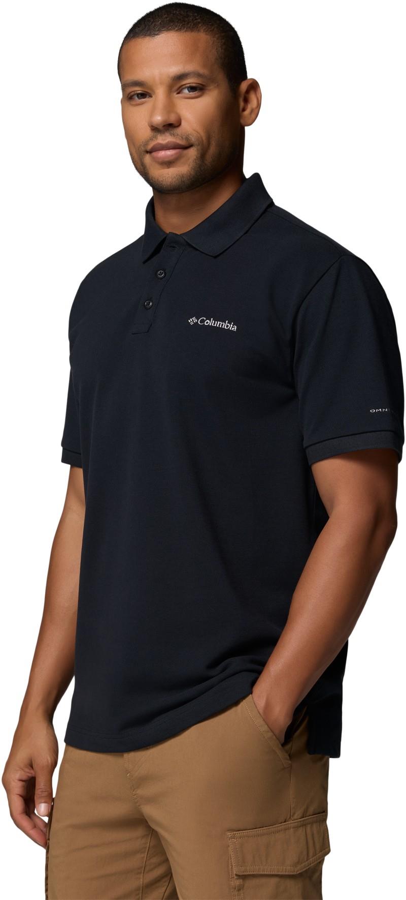 Carter Ridge Pique Polo - Mens - black 1