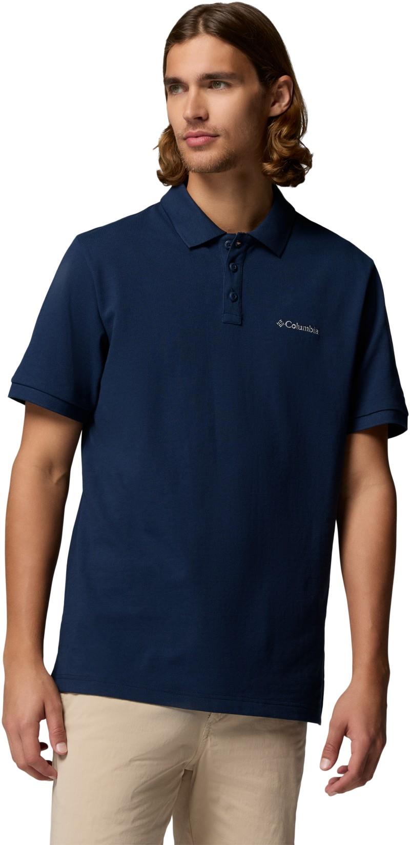 Carter Ridge Pique Polo - Mens - collegiate navy 1