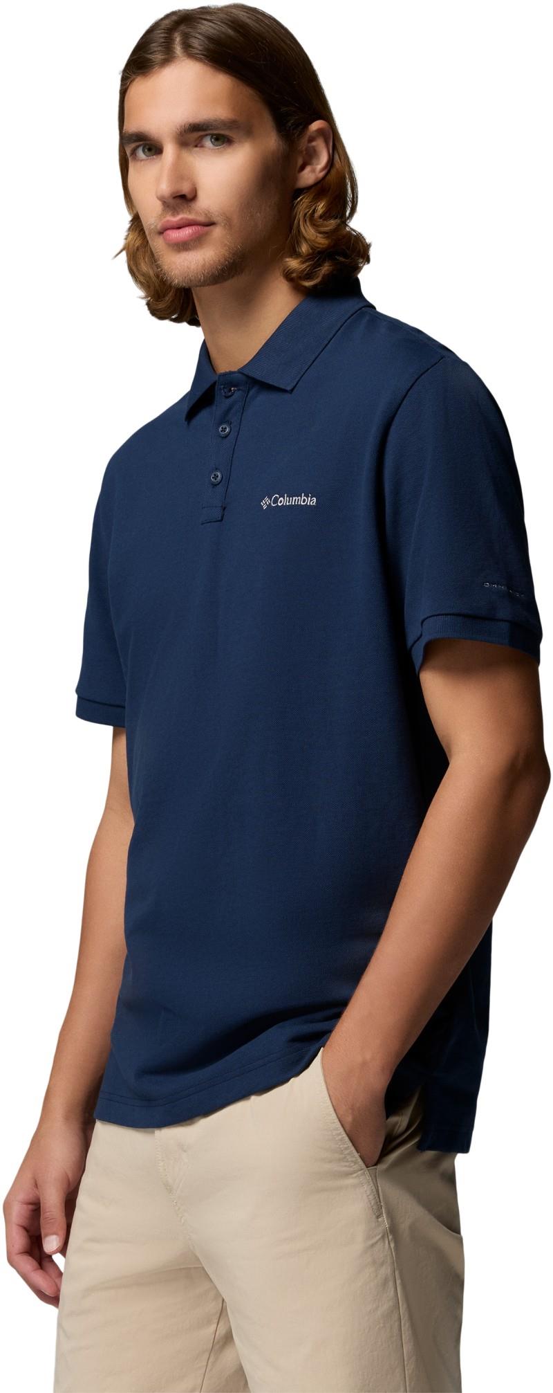 Carter Ridge Pique Polo - Mens - collegiate navy 1