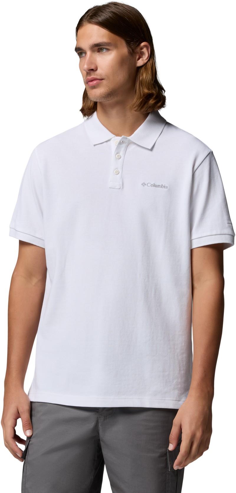 Carter Ridge Pique Polo - Mens - white 1