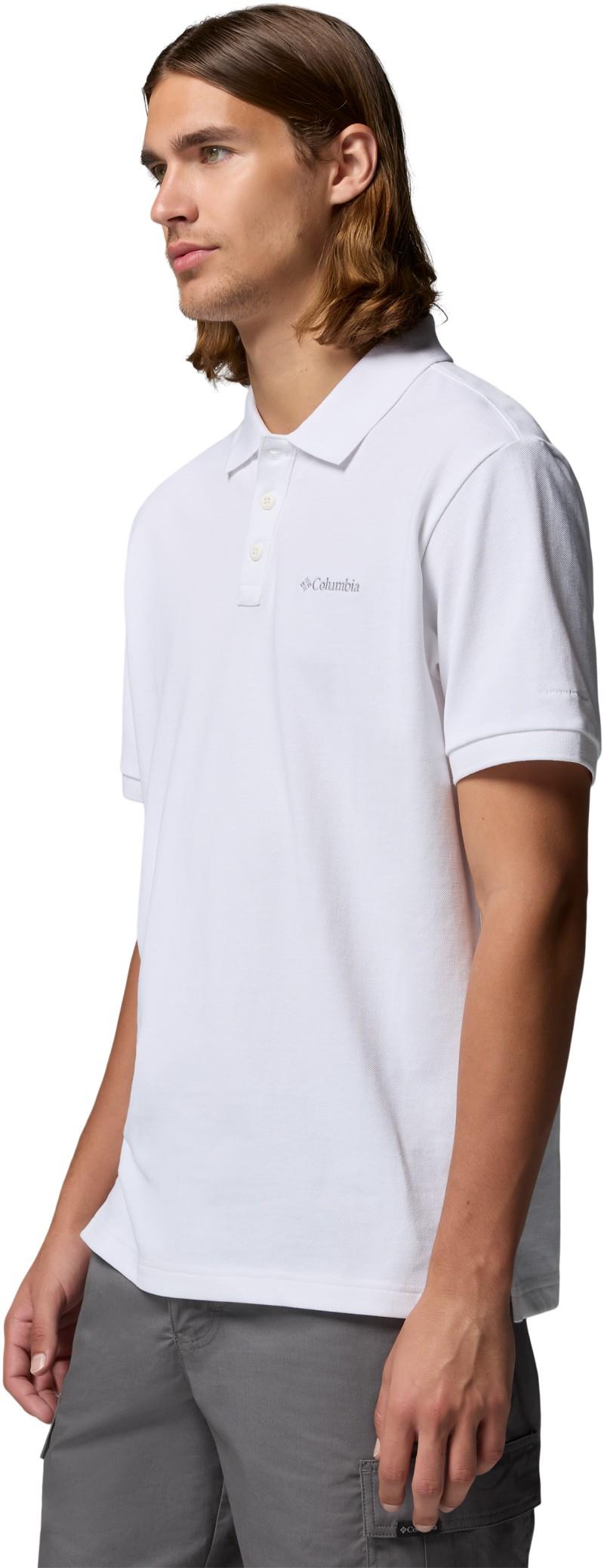 Carter Ridge Pique Polo - Mens - white 1