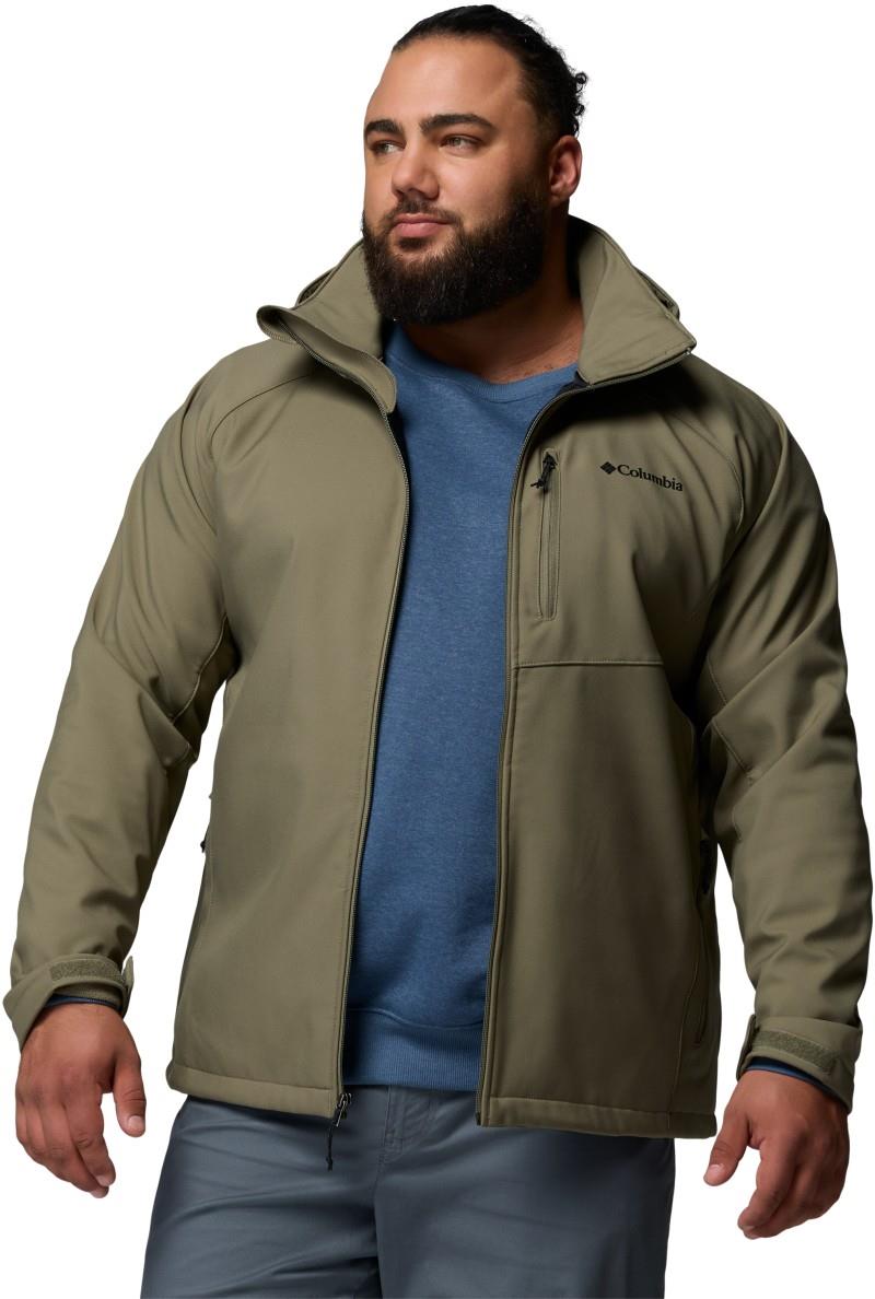 Cascade Ridge III Softshell, Extended - Mens - stone green 1