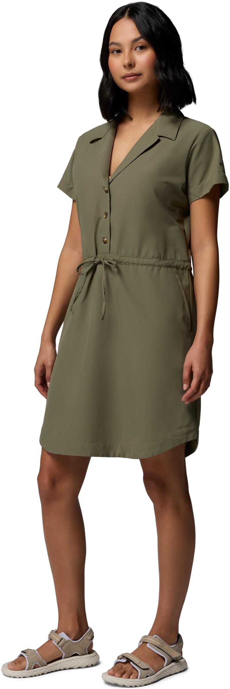Cedar Crest Dress - stone green 1