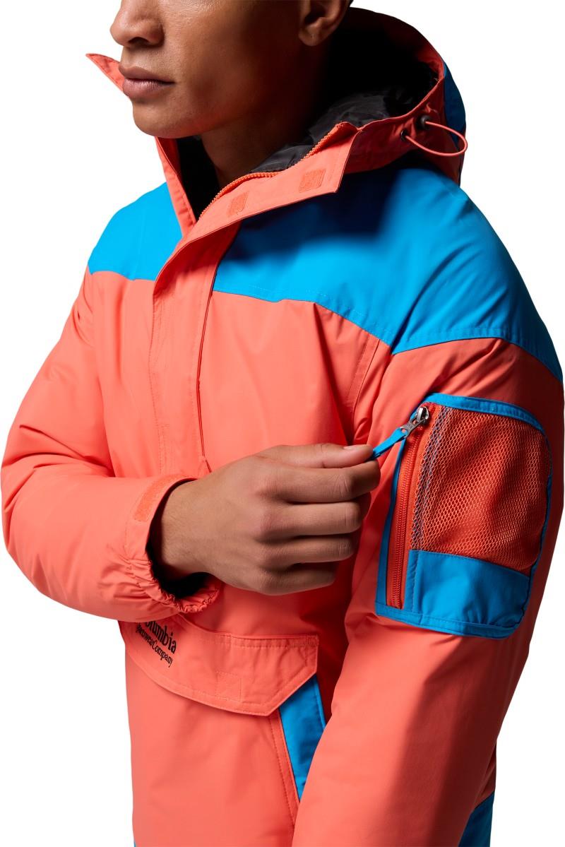 Challenger II Insulated Pullover - Mens - zing / compass blue 1