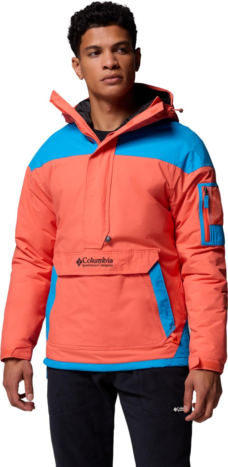 Challenger II Insulated Pullover - Mens - zing / compass blue 1