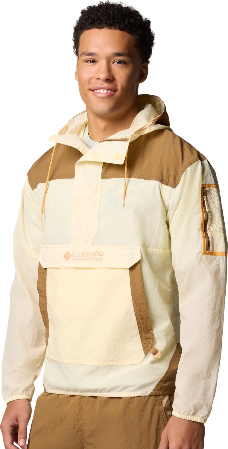 Challenger Windbreaker Anorak - Mens - lemon wash / delta 1