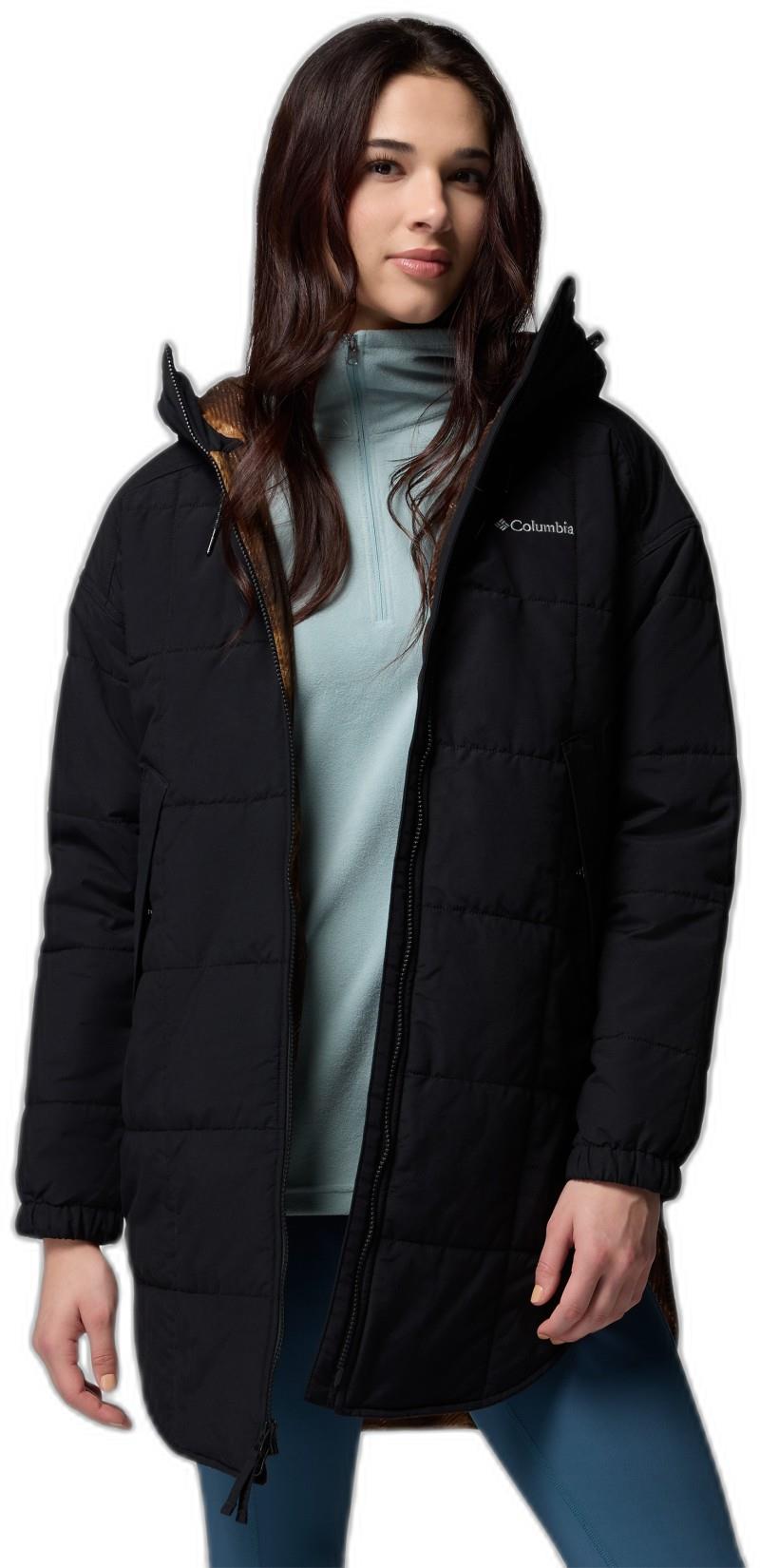 Chatfield Hill II Novelty Jacket - Womens - black / tobacco omblur print 1