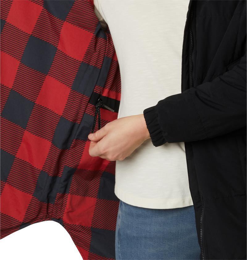 Chatfield Hill Novelty Jacket - Womens - Black / Red Lily Check Print 5