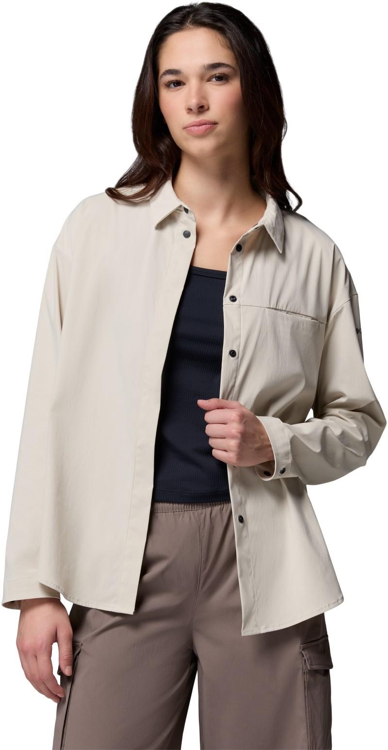 Chill Creek LS Shirt - Womens - dark stone 1