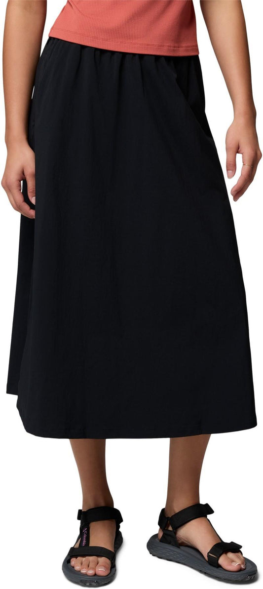 Chill Creek Long Woven Skirt - black 1