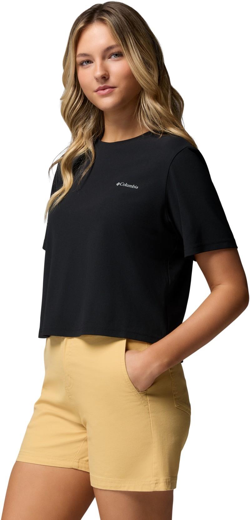 Chill Creek Pique SS Tee - Womens - black 1