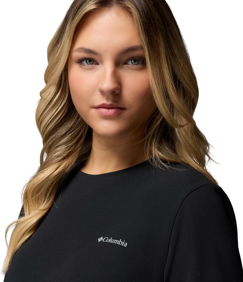 Chill Creek Pique SS Tee - Womens - black 1