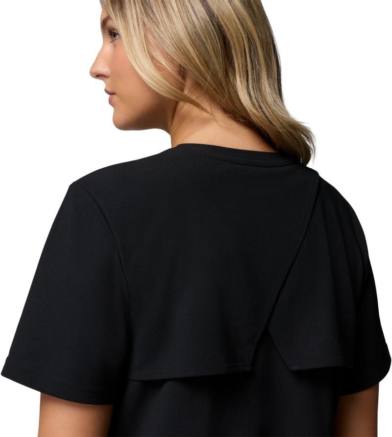Chill Creek Pique SS Tee - Womens - black 1