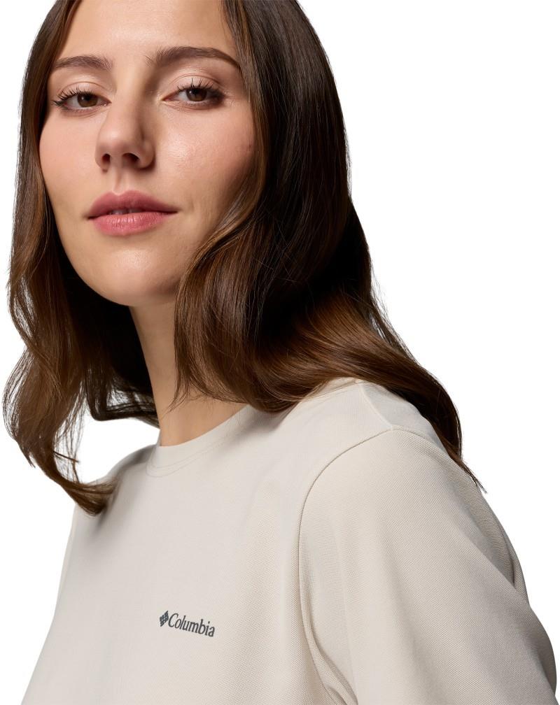 Chill Creek Pique SS Tee - Womens - dark stone 1