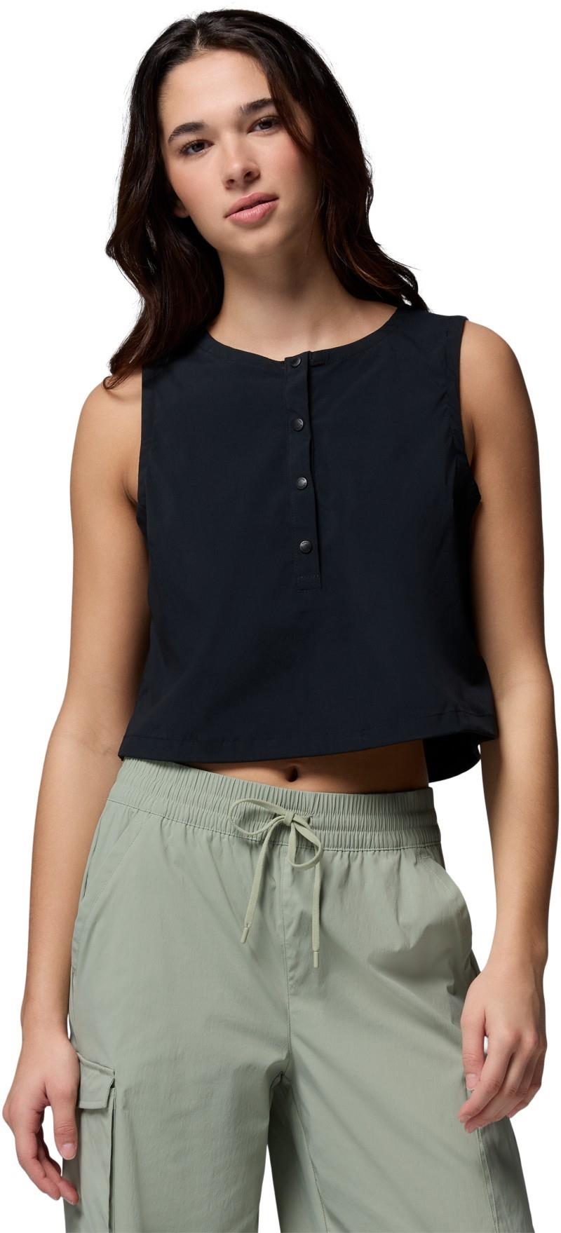 Chill Creek Woven Tank - Womens - black 1